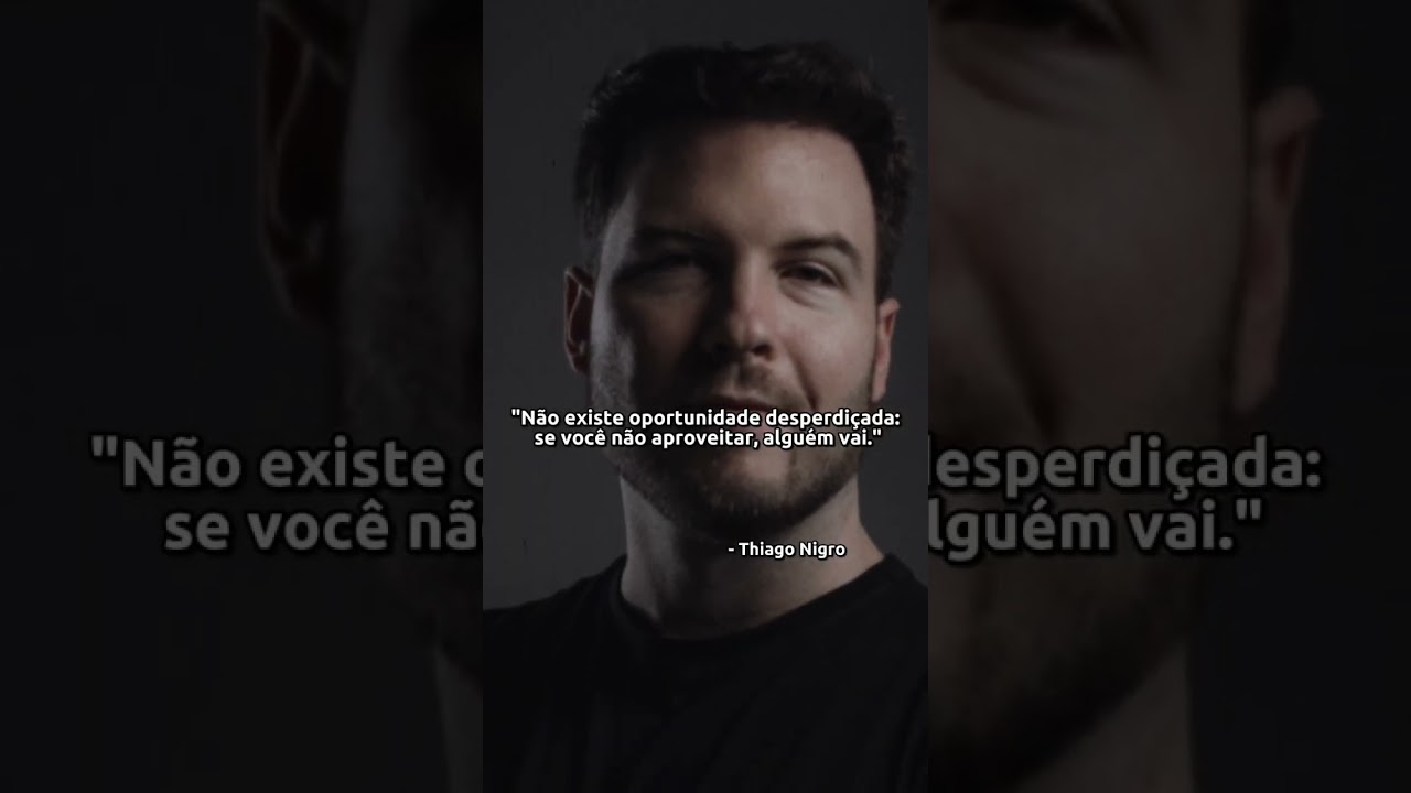 minha inspira&ccedil;&atilde;o para come&ccedil;ar a investir #thiagonigro  #motiva&ccedil;&atilde;o #motivacional #economia #sucesso