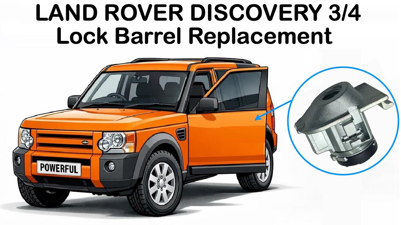 Замена цилиндра дверного замка + ключей для Land Rover Discovery 3 4 Range Rover Sport