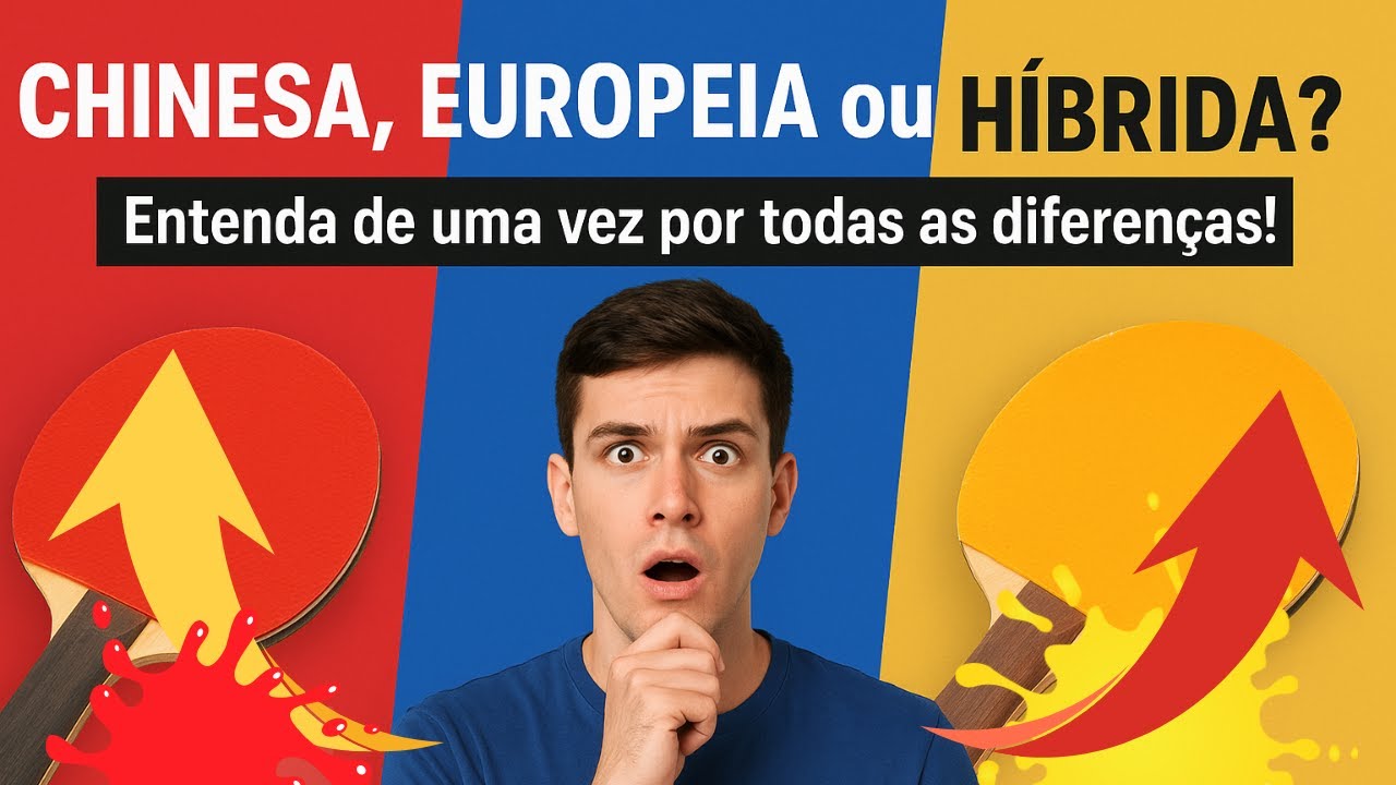 Borracha CHINESA vs EUROPEIA vs HÍBRIDA: Qual DOMINA o Tênis de Mesa (e qual é para VOCÊ)!