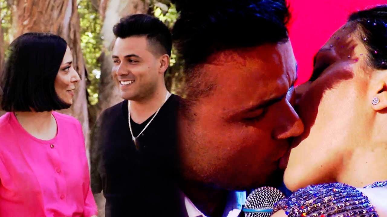 Julián Burgos y Anita Co cantaron "No me ames" con puro sentimiento y un beso final impecable