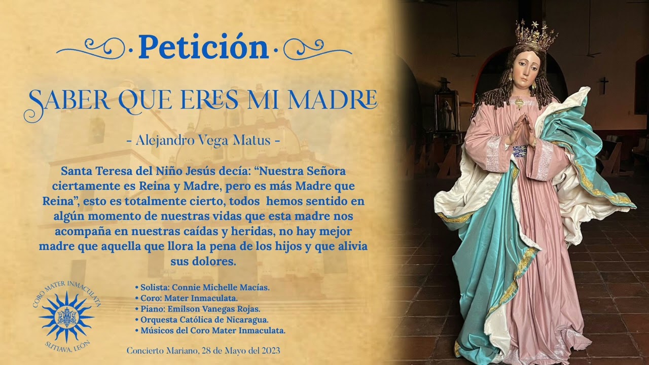 Petición || SABER QUE ERES MI MADRE
