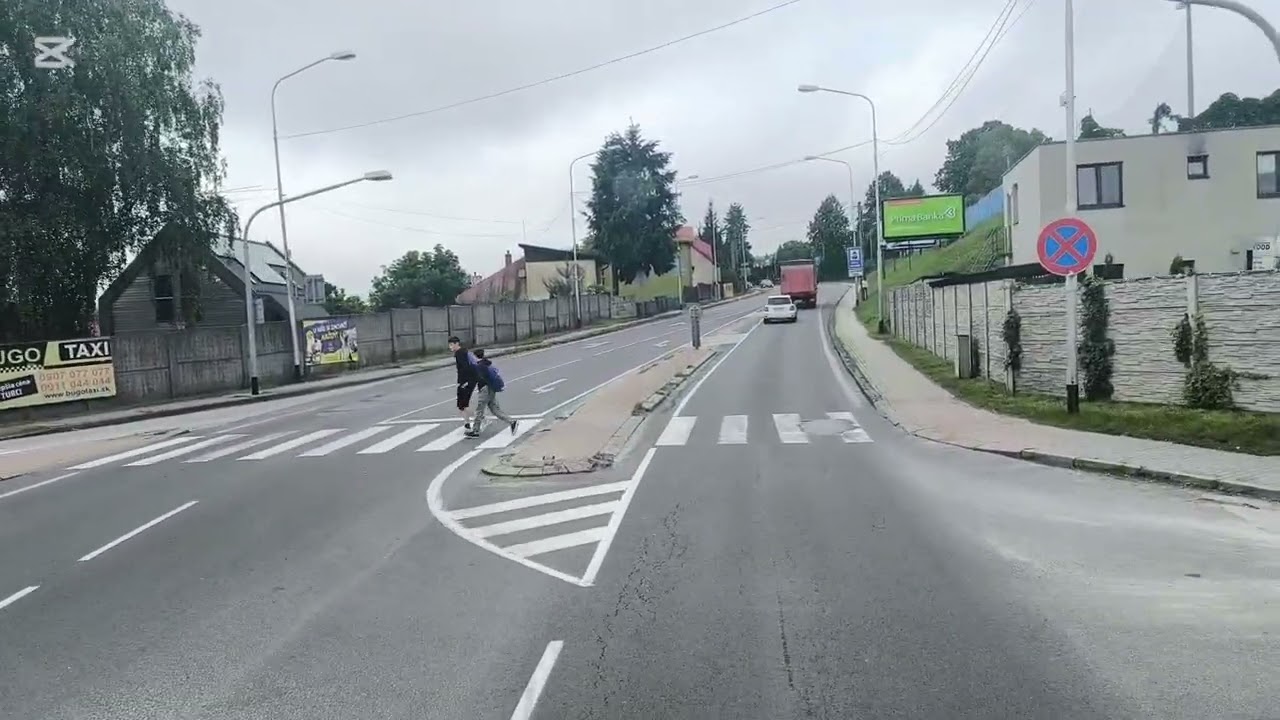 Driving in Slovakia, route 18 - 65, Zilina - Martin