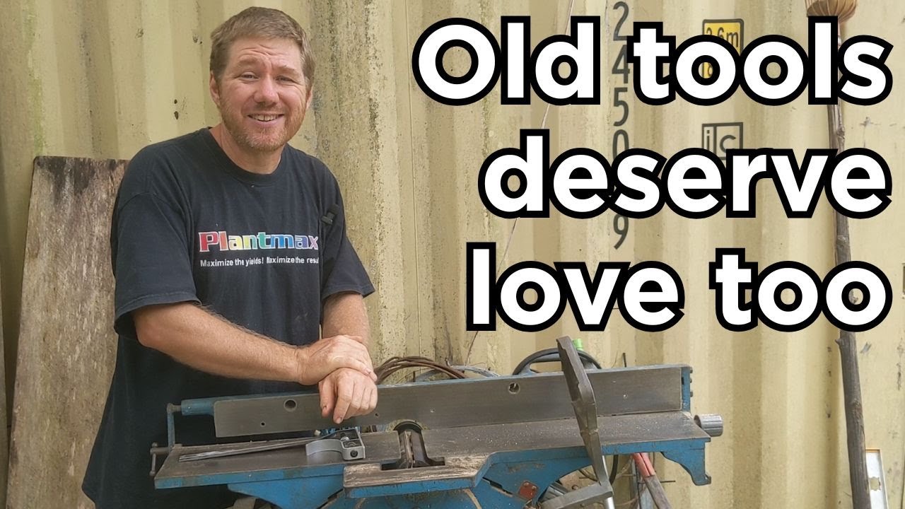 83 year old BOICE-CRANE JOINTER | VINTAGE machine review and SPOTLIGHT | Off-grid woodworking