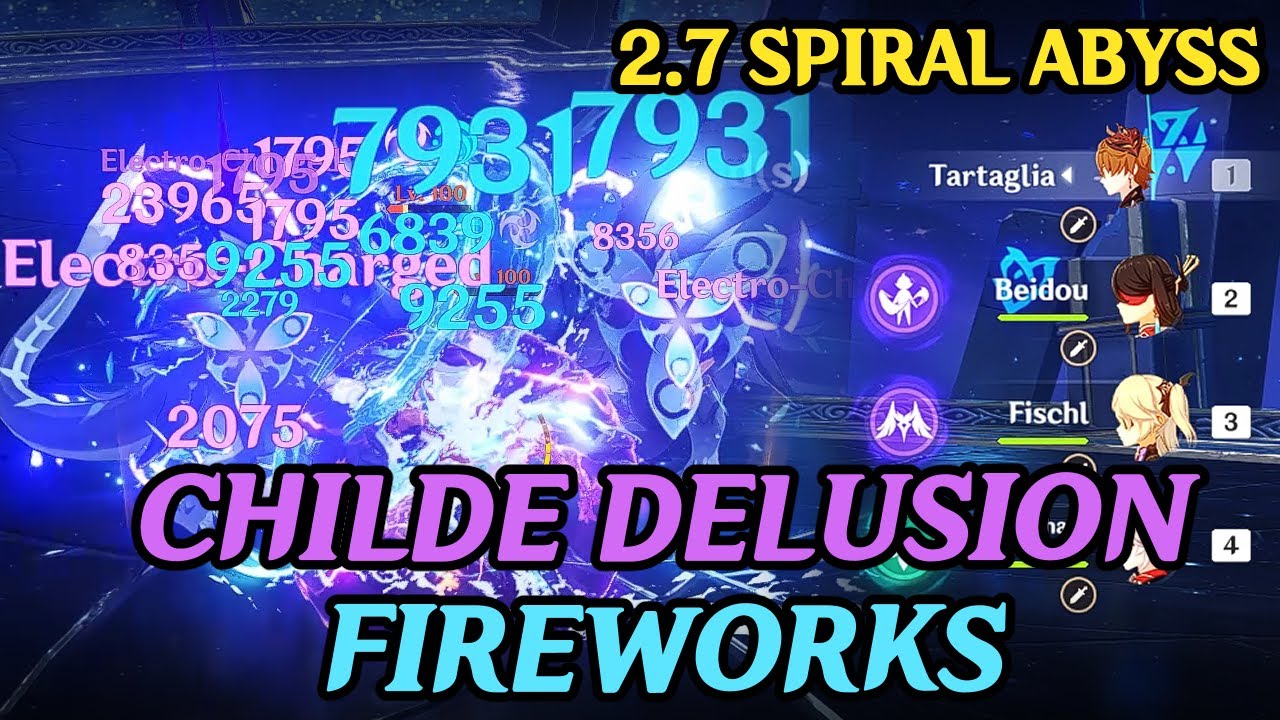 2.7 SPIRAL ABYSS | CHILDE DELUSION FIREWORKS