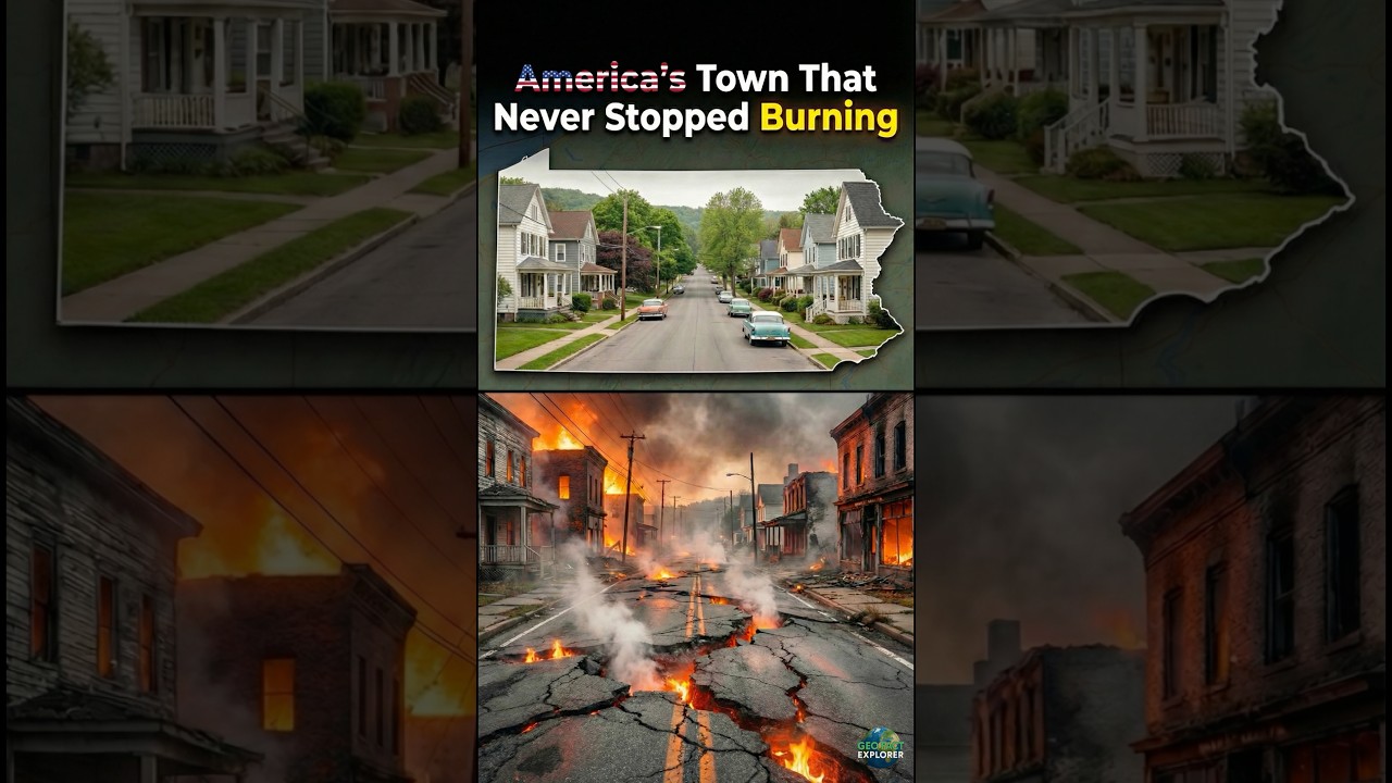 The Town on Fire for 60 Years 🔥 Centralia 📍Pennsylvania 