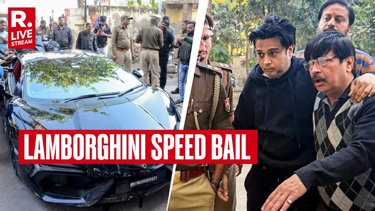 Kanpur Lamborghini Crash: Tobacco Baron’s Son Arrested in Lamborghini Case,Granted Bail Within Hours