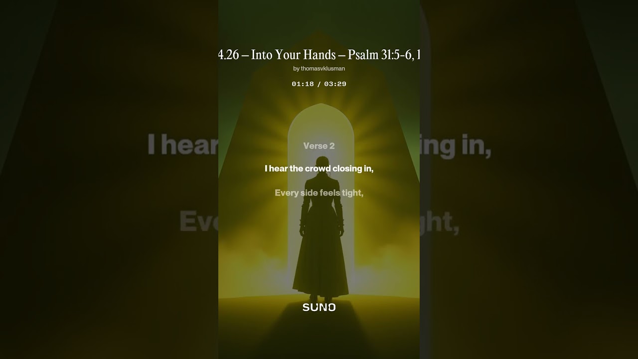 03 04 26 – Into Your Hands – Psalm 31 5 6, 14 16