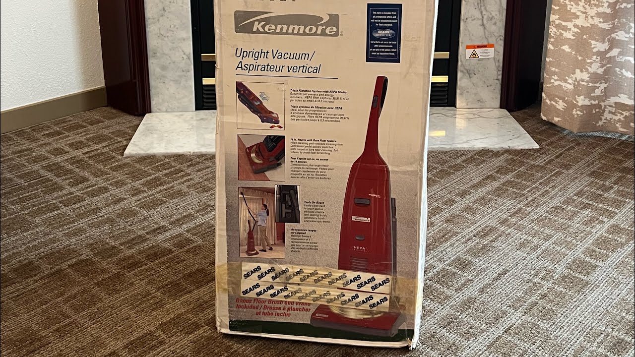 Kenmore Bagged Upright NOS (Progressive) unboxing