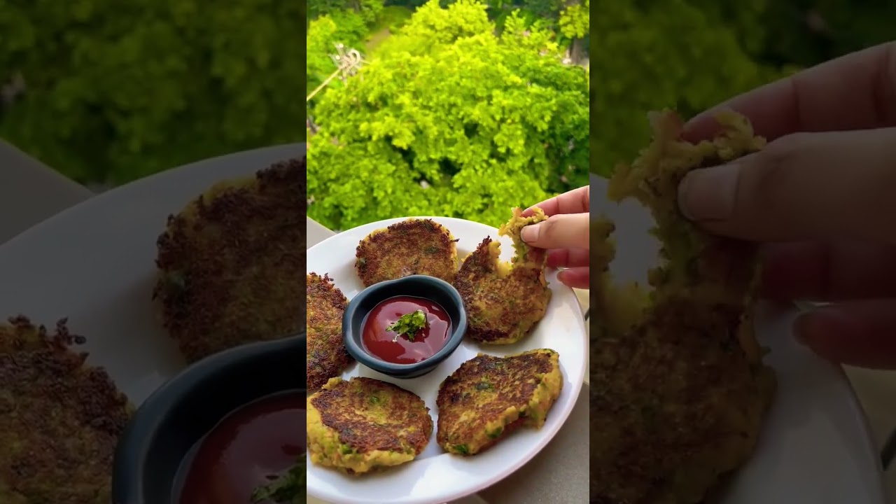 Healthy breakfast ideas like this oats vegetable cutlet to make at home! 🍴