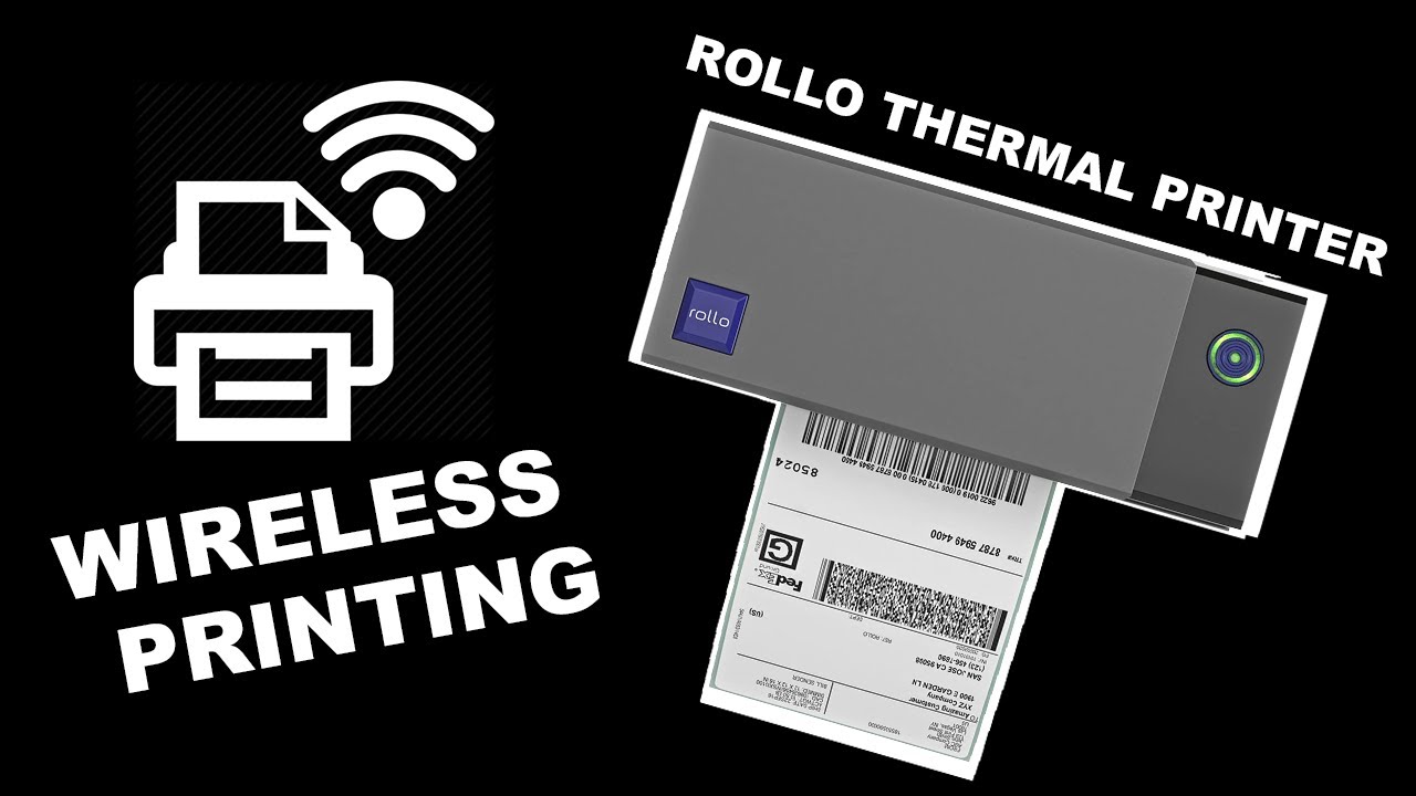 Rollo X1038 Thermal Label Printer Wireless Printing (wi-fi)