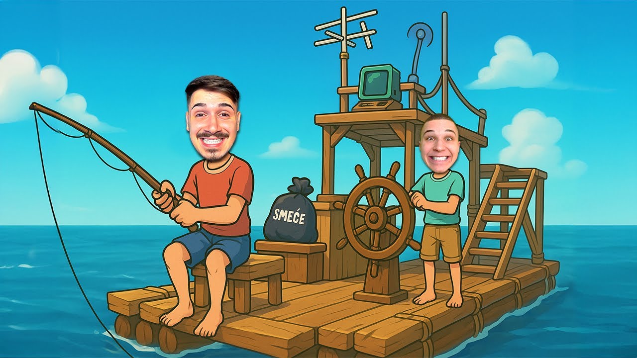 NADOGRADILI SMO SPLAV I PREŽIVLJAVAMO SAMO OD ONOGA ŠTO IZVADIMO IZ MORA! 🌊🎣 (DAN 12)