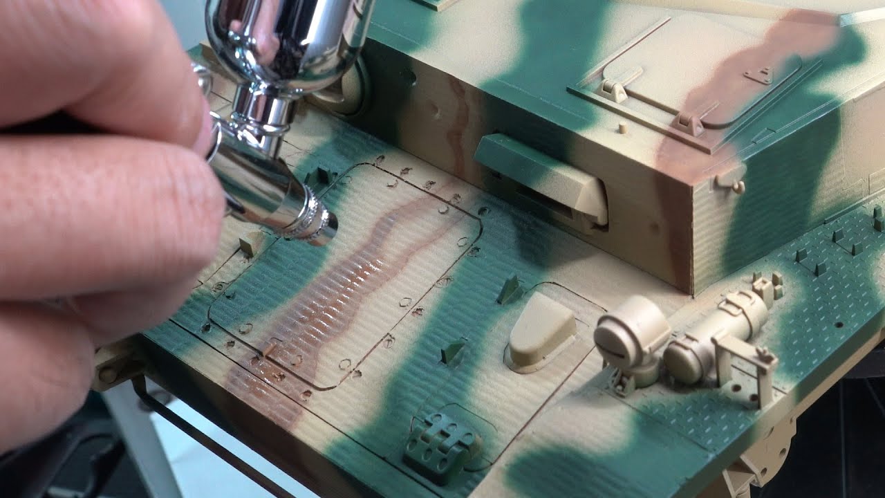 ドイツIV号戦車J型 製作動画 Part09 迷彩塗装に初チャレンジ！ TAMIYA RC