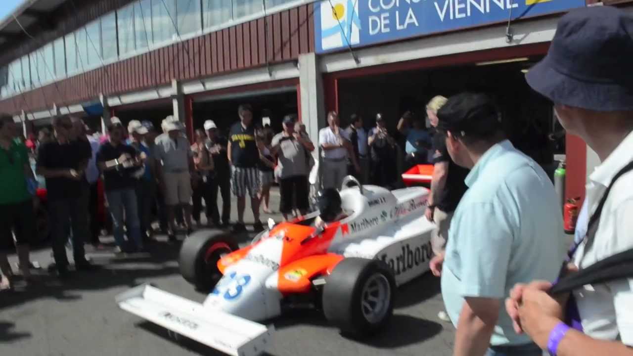 Alfa Romeo F1, Marlboro colors, start Up, acceleration, revs