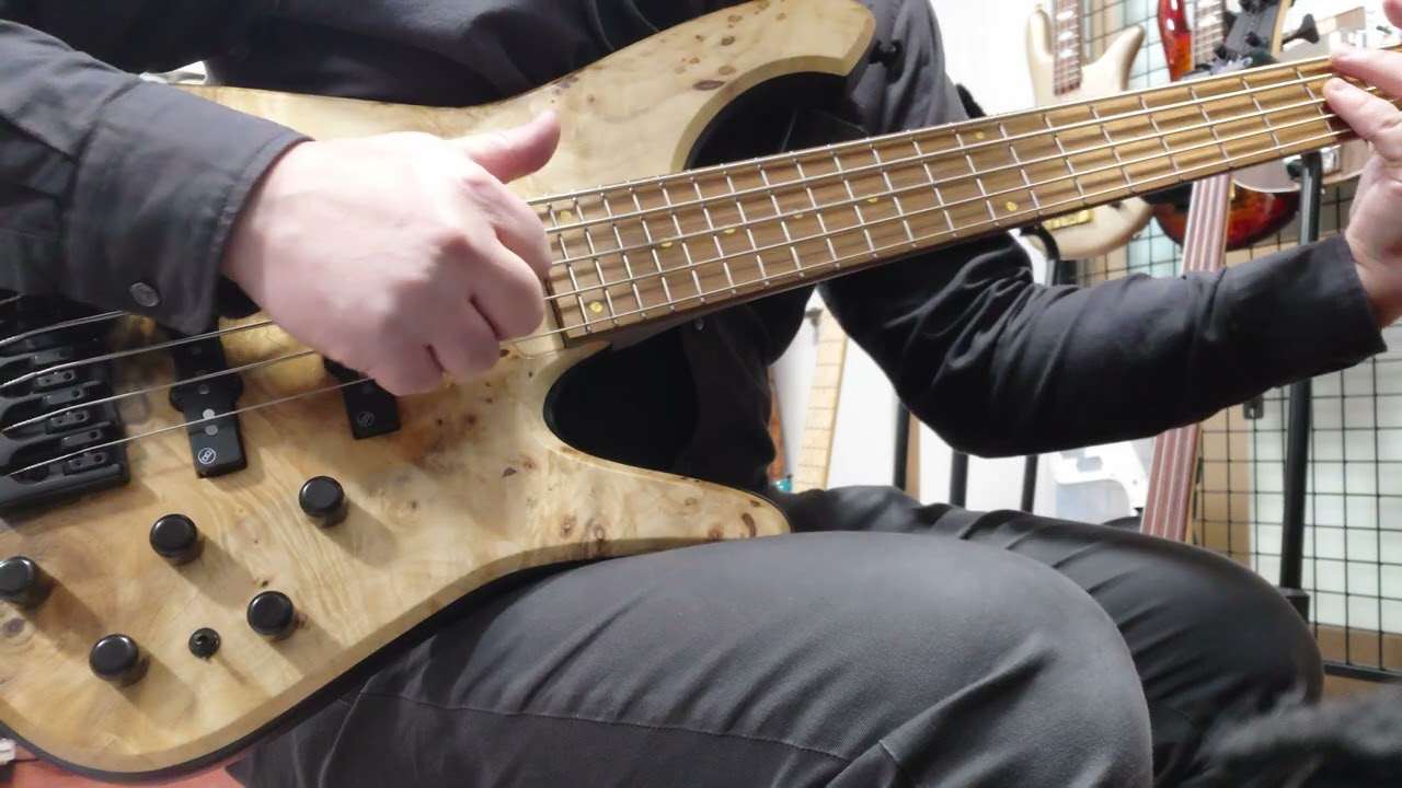 Marusya Guitars DC5 Buckeye Burl DEMO