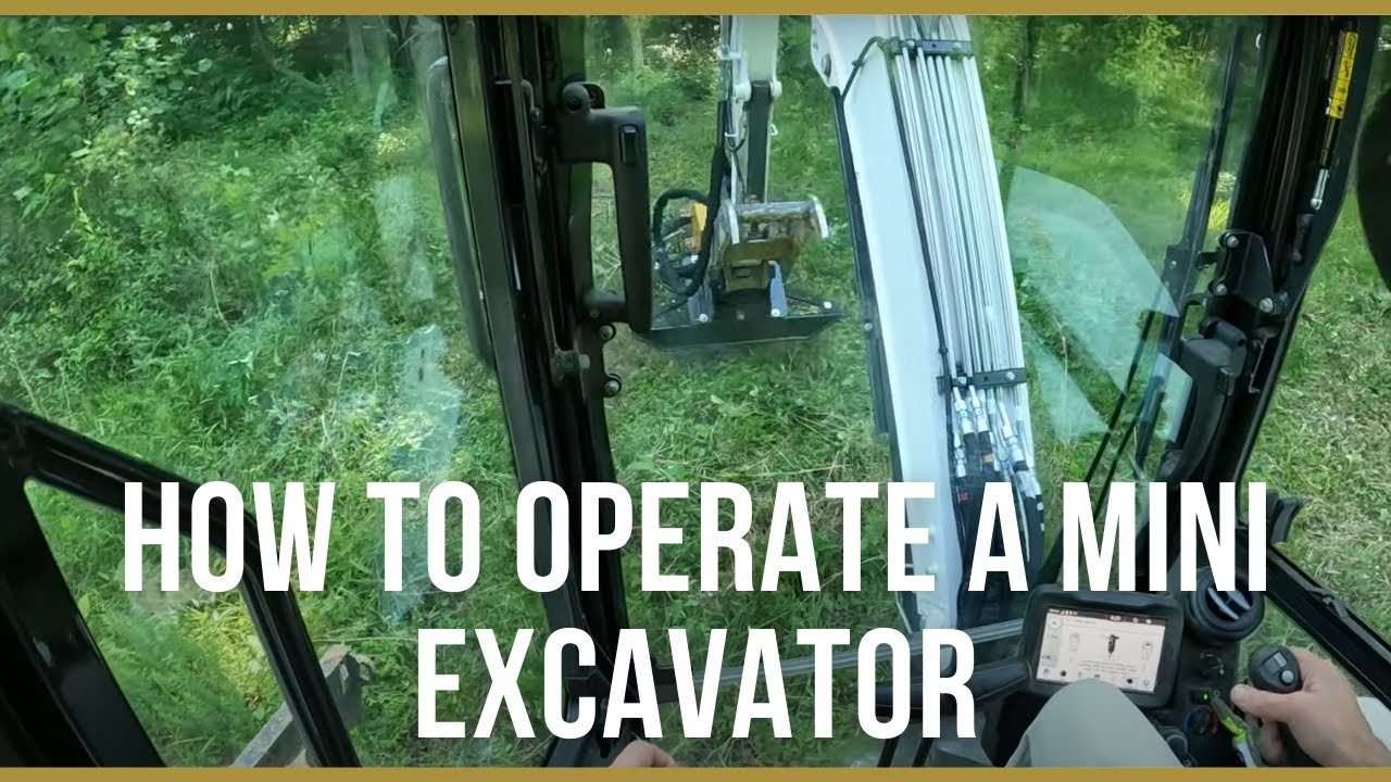 How to Operate a Mini Excavator, Tricks & Attachments