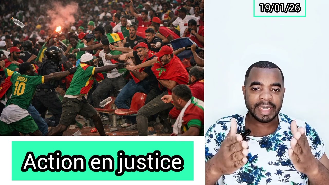 🚨Action en justice le maroc porte plainte contre la victoire du S&eacute;n&eacute;gal. 