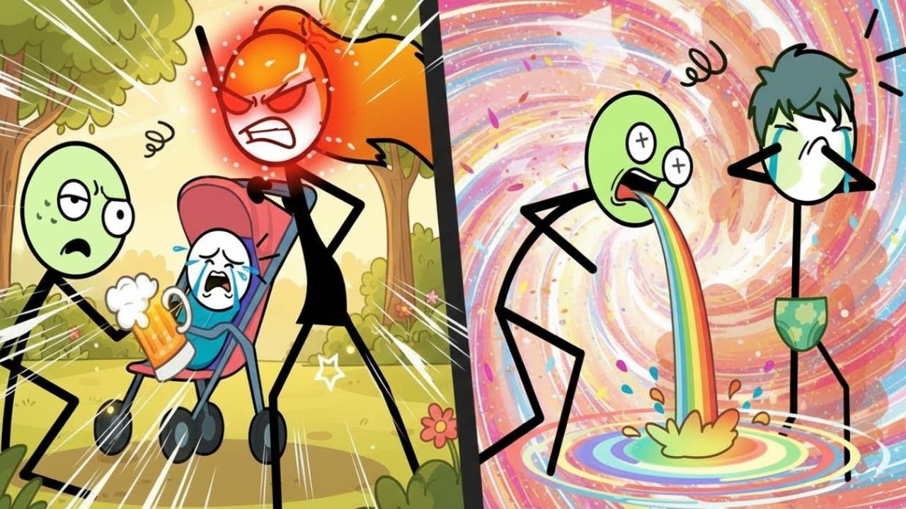 DIE OR PARTY vs GRAB CRAZY - New Levels Satisfying STICKMAN Double Mobile Gameplay (Android/ios)