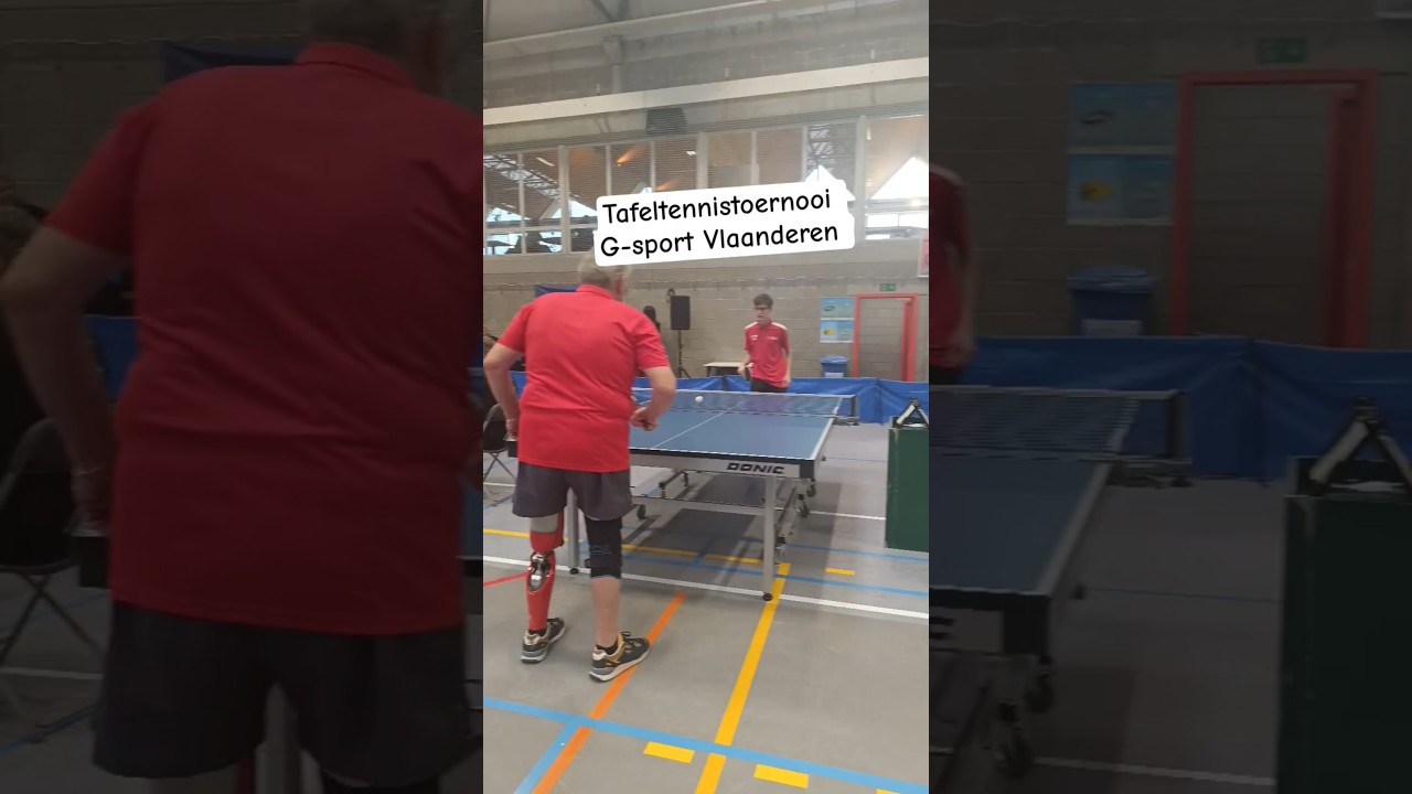 tafeltennistoernooi g-sports Vlaanderen