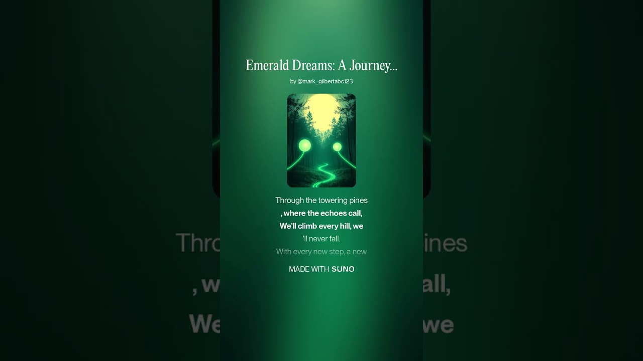 Emerald Dreams  A Journey Through the Forest