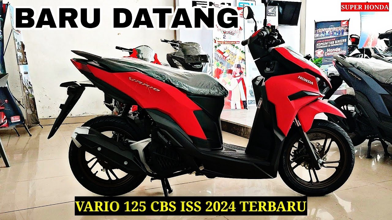 REVIEW VARIO 125 CBS ISS TERBARU 2024 WARNA BARU MERAH DOFF 🔥🔥🔥