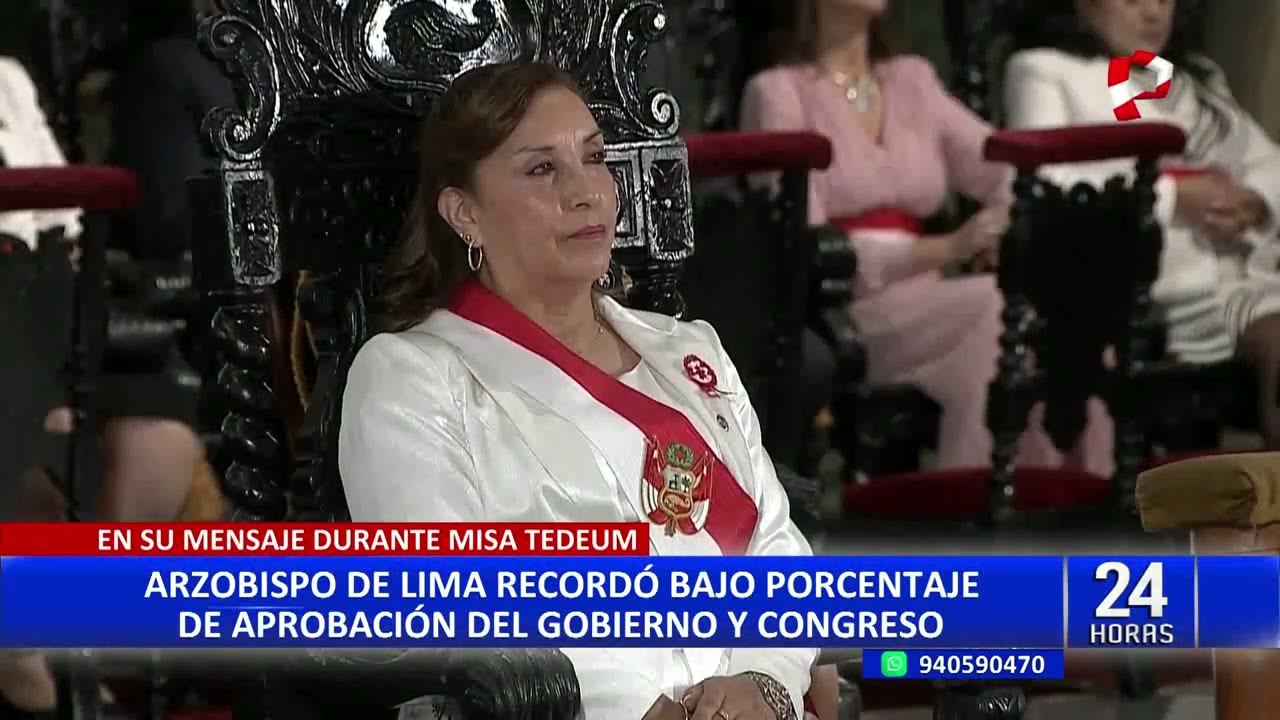 Arzobispo de Lima y su duro mensaje a la clase política