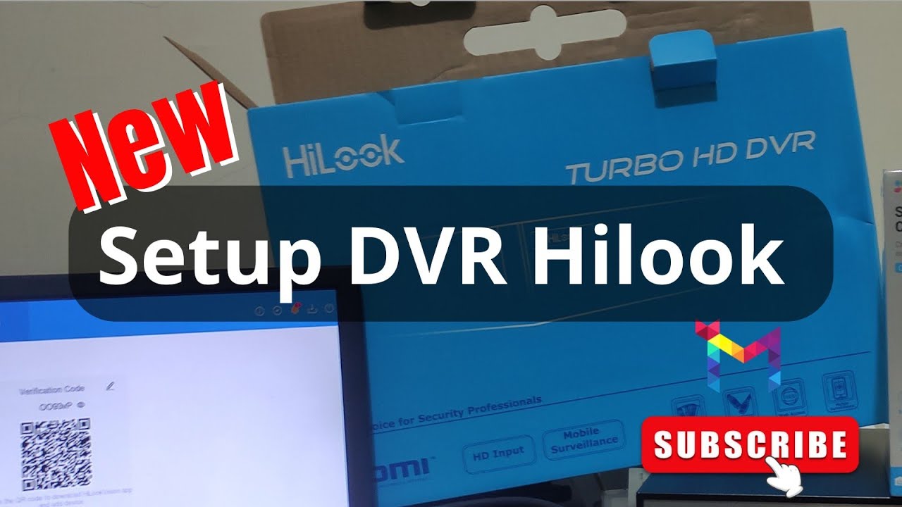 BARU, SETTING DAN PASANG HARDISK  HILOOK DVR 4 CHANNEL DVR-204G-M1 2MP SERIES