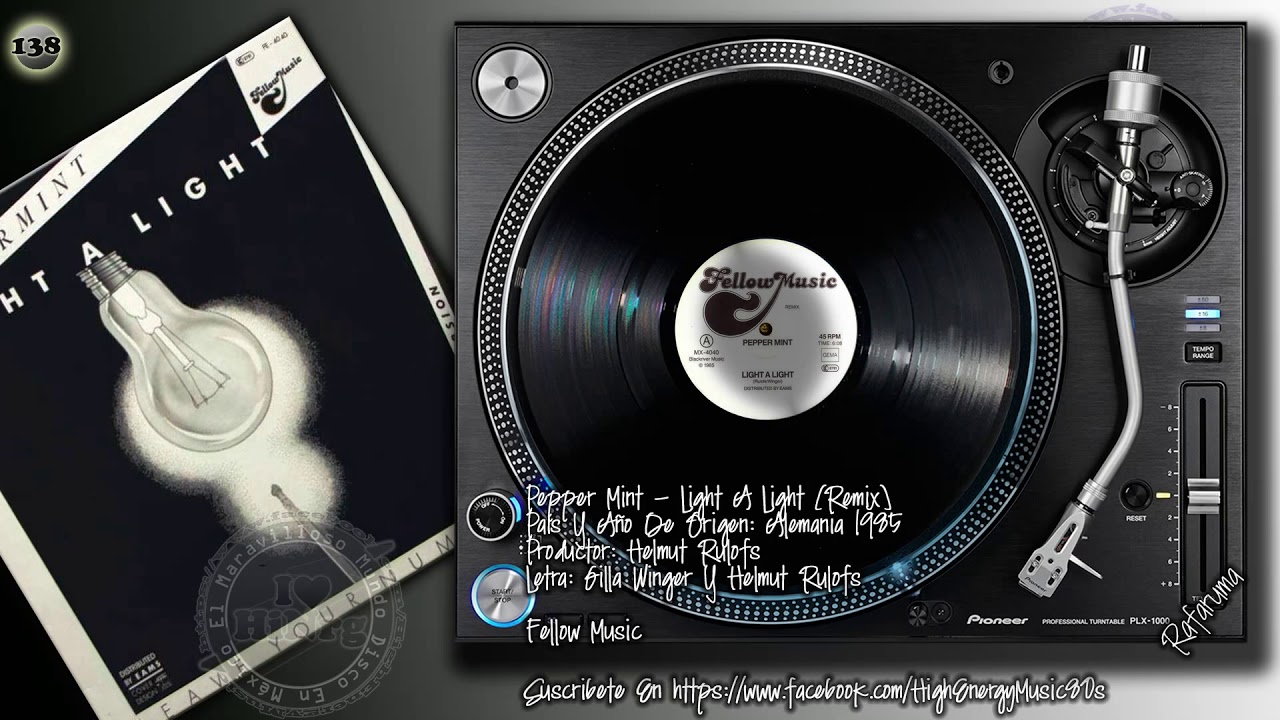 138 - Pepper Mint - Light A Light (Remix) (Alemania 1985) High Energy Music