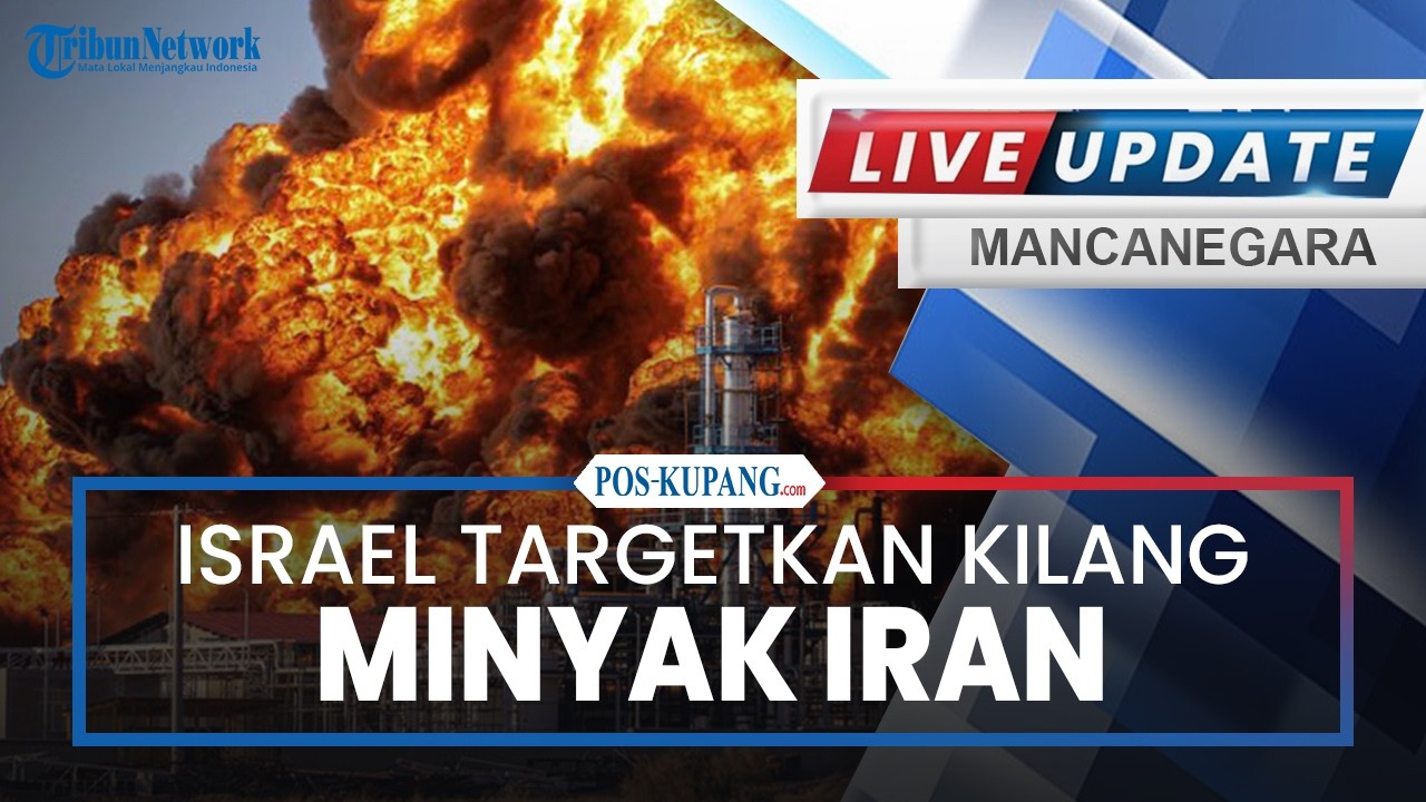 🔴Iran Serang Tel Aviv, Israel Targetkan Kilang Minyak Iran
