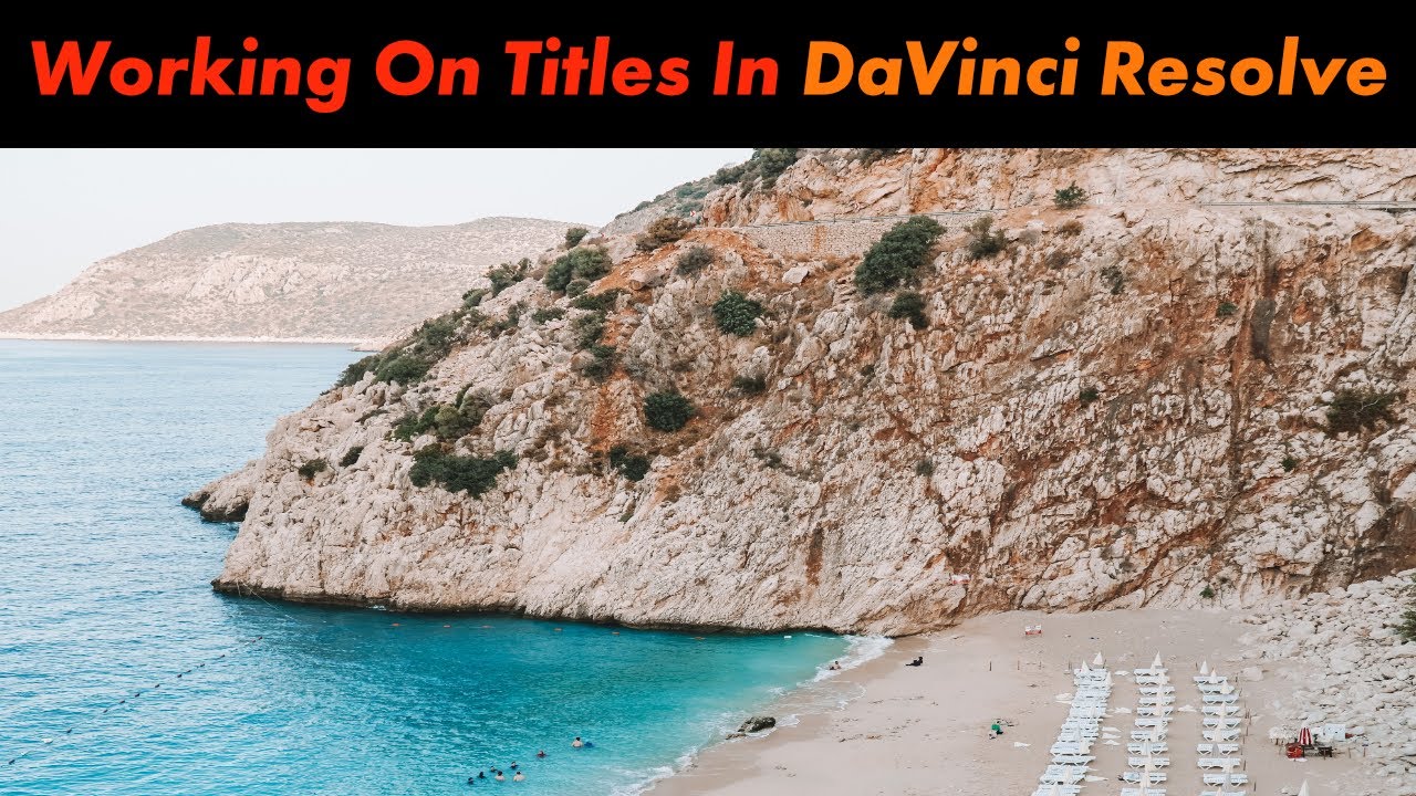 🔴 Making Titles In DaVinci Resolve 17