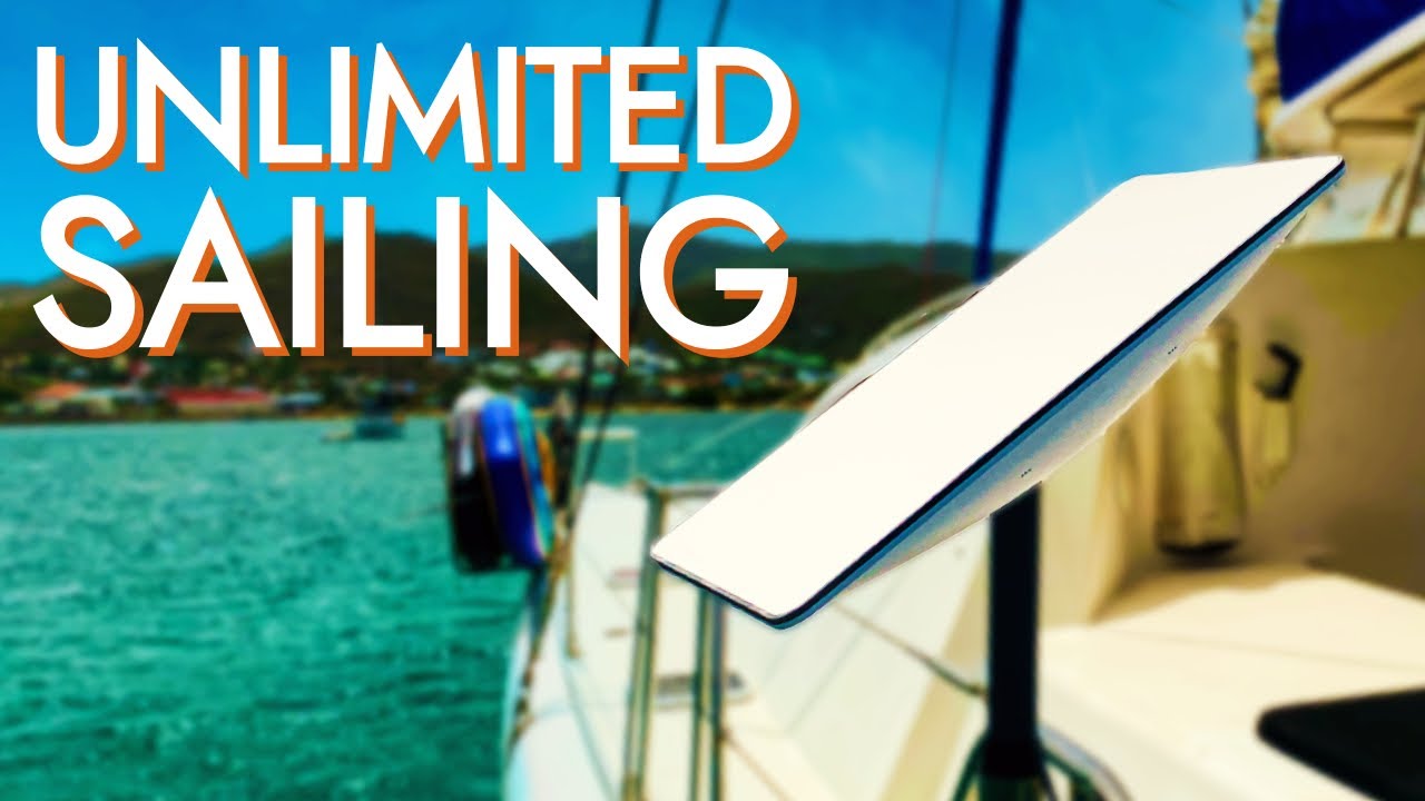 SUPER FAST INTERNET on a SAIL BOAT with STARLINK! [RED SEAS]