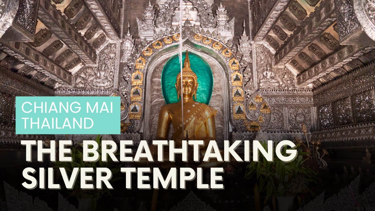 THE BREATHTAKING SILVER TEMPLE - Wat Sri Suphan. Chiang  Mai