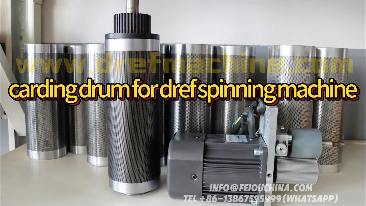 carding drum for dref spinning machine #dref #machine #machinery