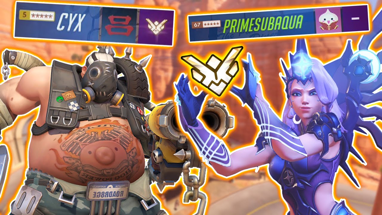 PRO MERCY AND ROADHOG CARRY (ft. Cyx) - Overwatch