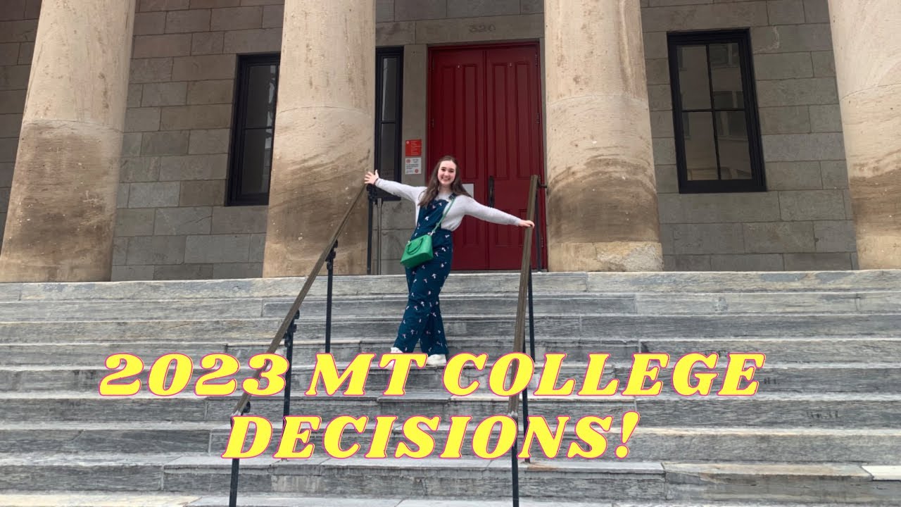 2022-23 Musical Theatre College Decision Reactions (a realistic look at the process)