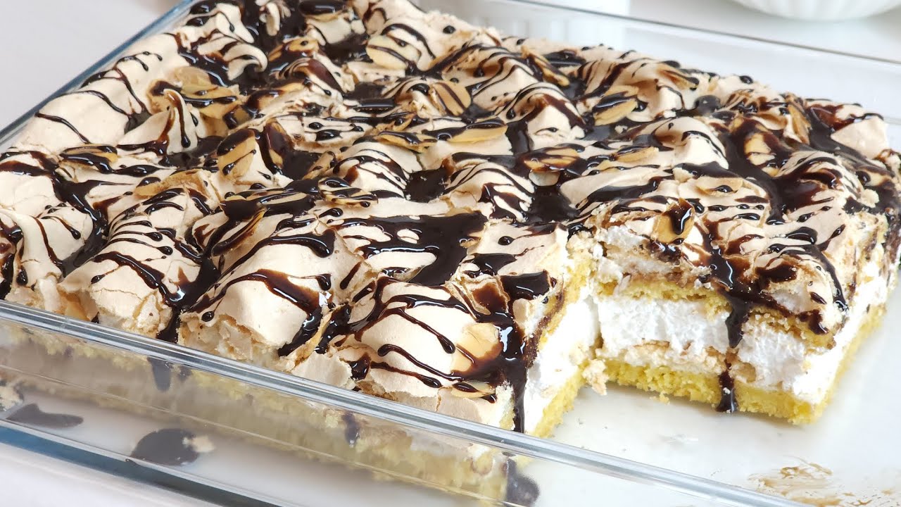 Նորվեգական Տորթ / Норвежский Торт / Norwegian Cake համեղ, փխրուն, բերանում հալչող