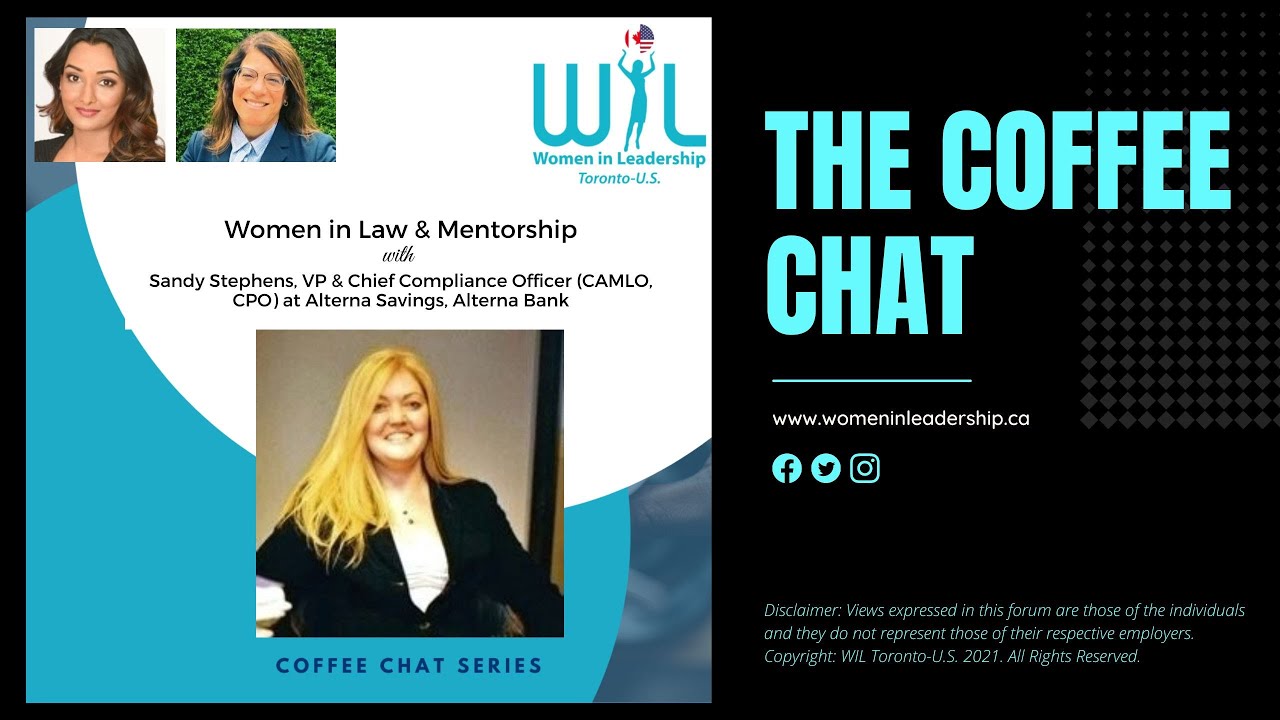 Coffee Chat with Sandy - Women in Law and Mentorship.