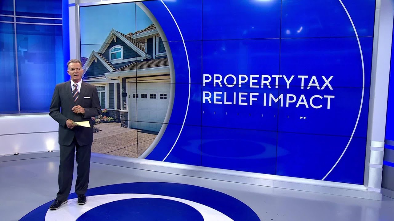 How will property tax relief plan work for people over 65?
