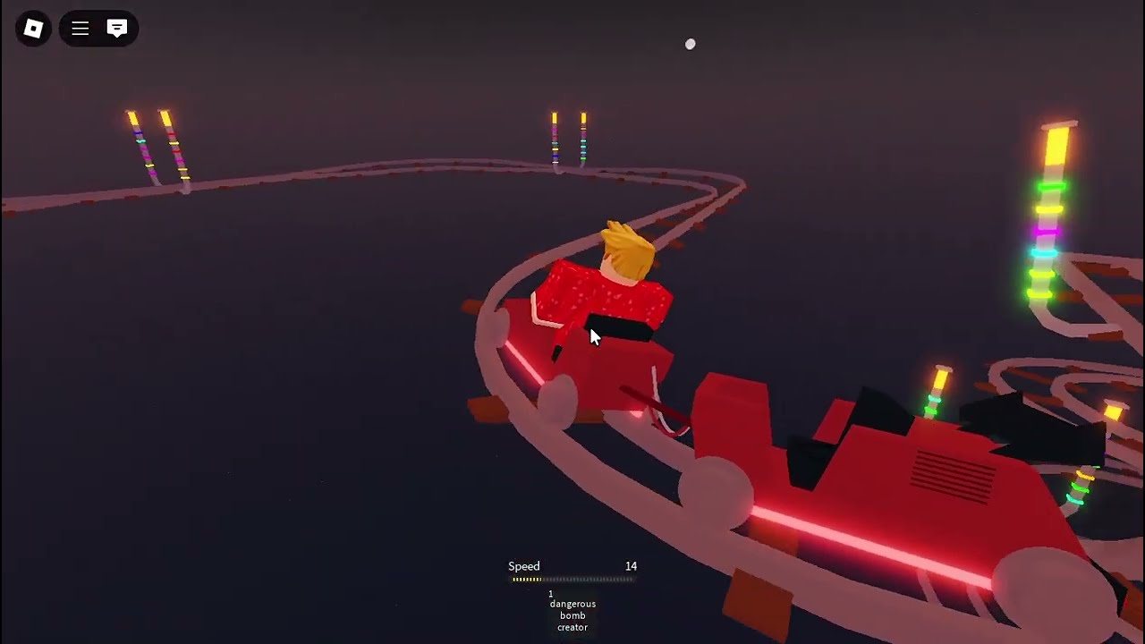 Cart ride around nothing!