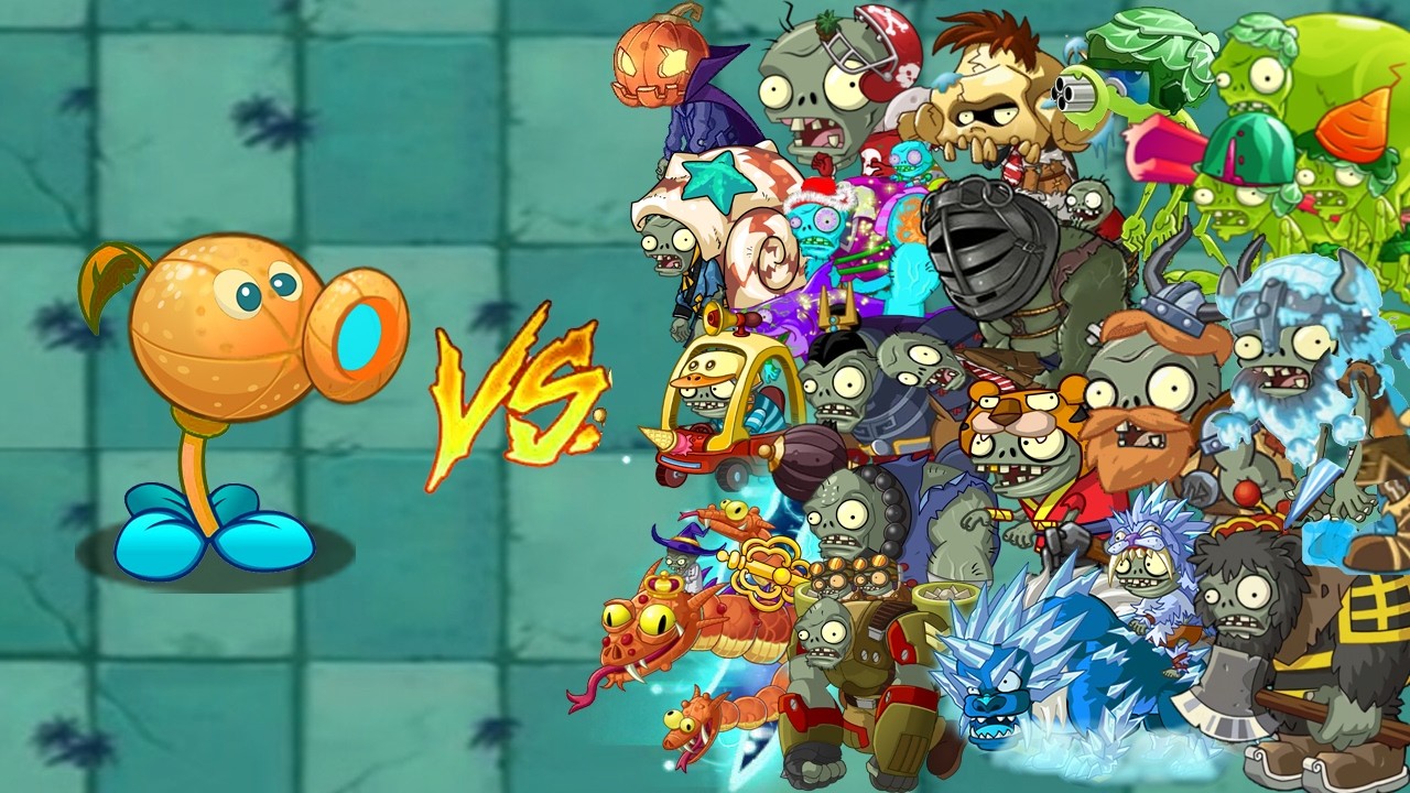 Pvz 2 13.0.1 - New Plants Citron Pea Gameplay Max Power Up in Plants vs Zombies 2