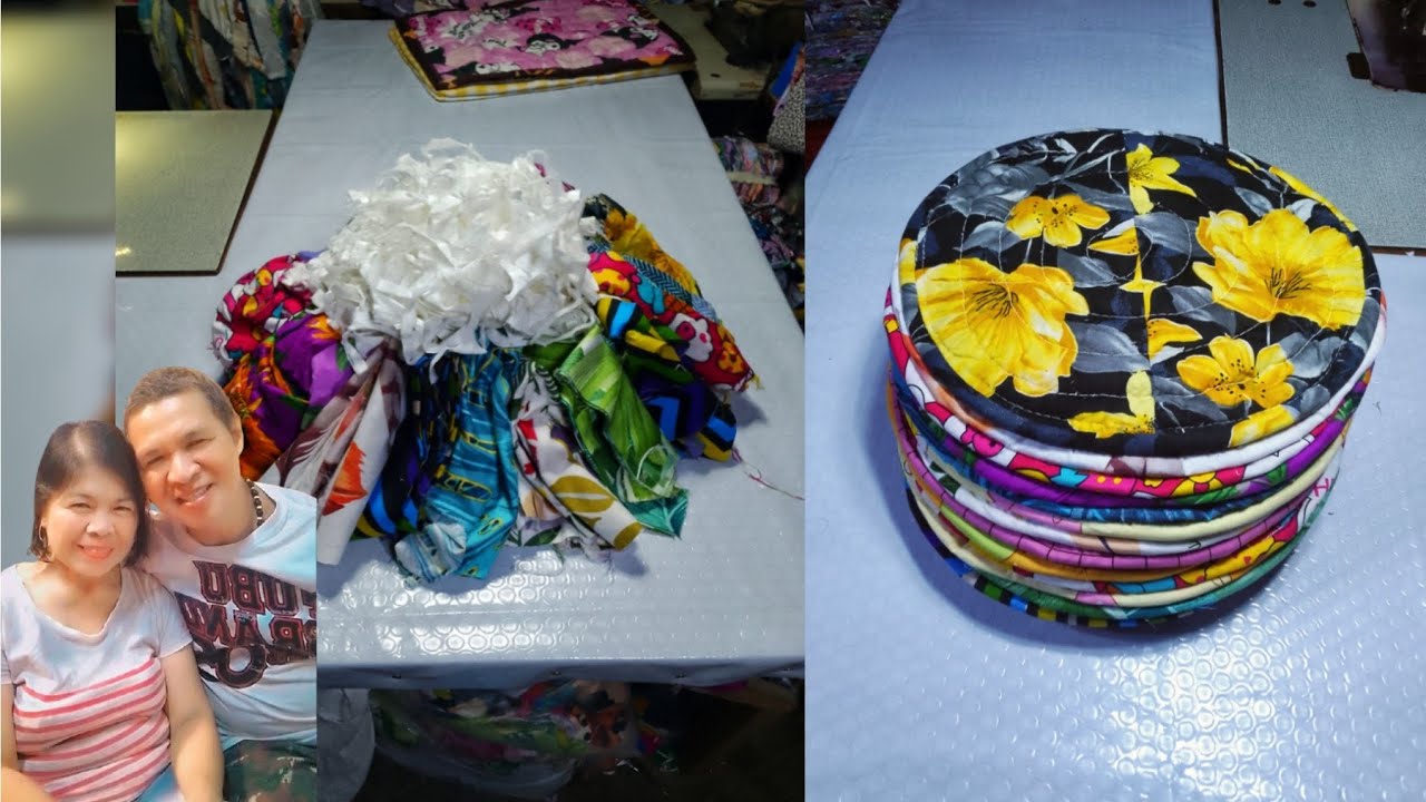GENIUS DIY, How to Make a Round Doormat from Scrap Fabric &ndash; Easy Upcycling Idea!