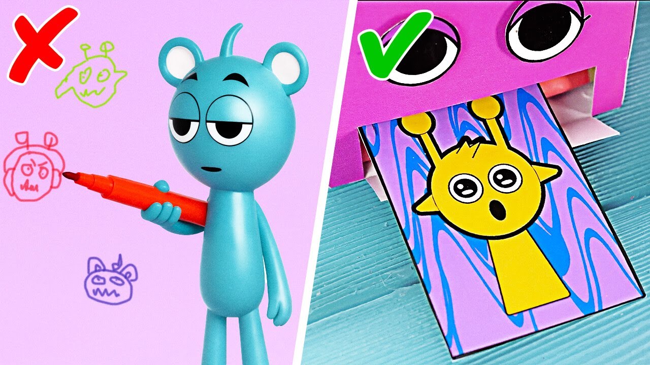 Cool Cardboard Builds to Stop These Little Sprunki Troublemakers 😈📦