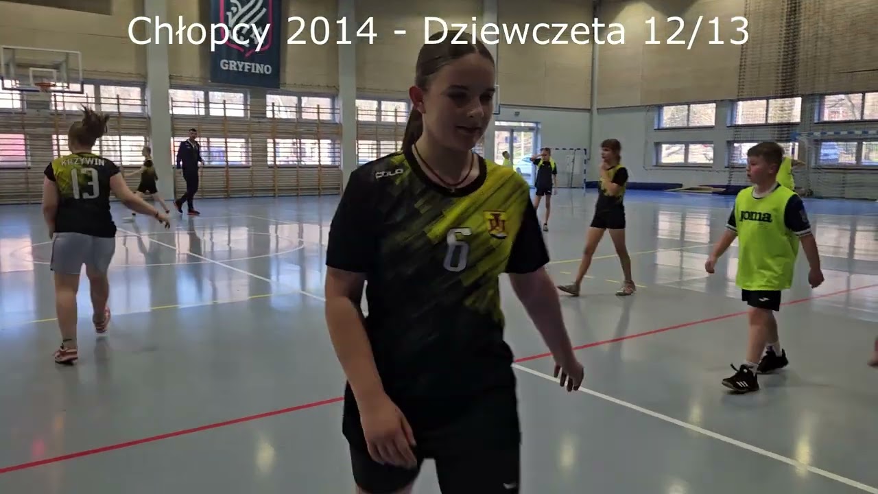 Gryfino 20.03.2025 -mecz sparingowy KPR Junior Gryfino (chłopcy)-SP Krzywin (dziewczyny)