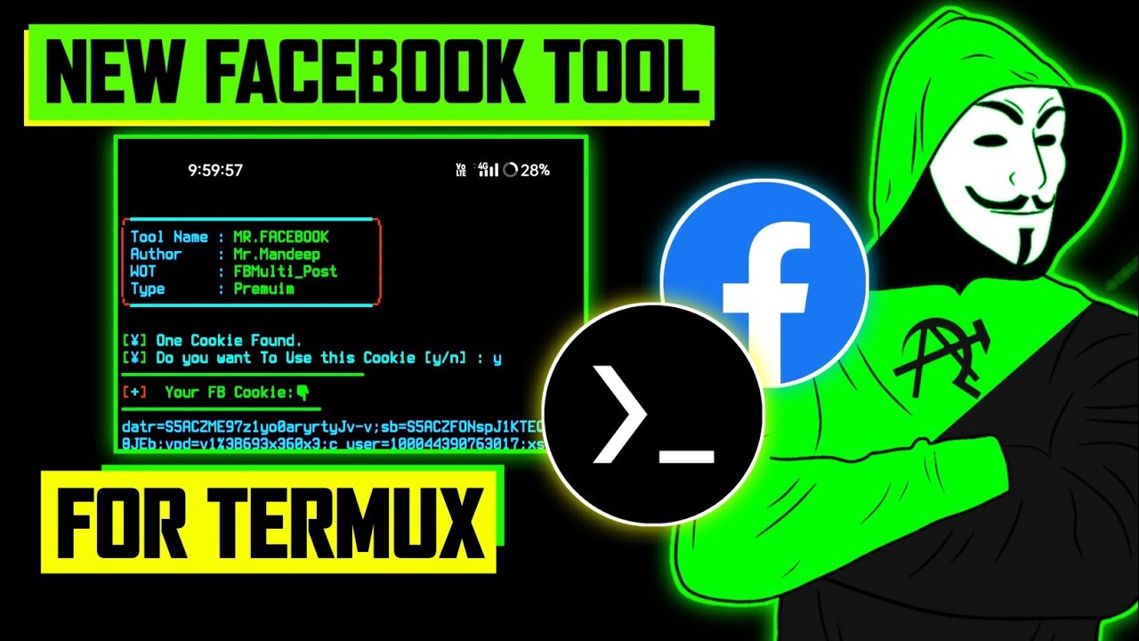 New Facebook Tool for Comments | Termux Scripting | Tagda Coder