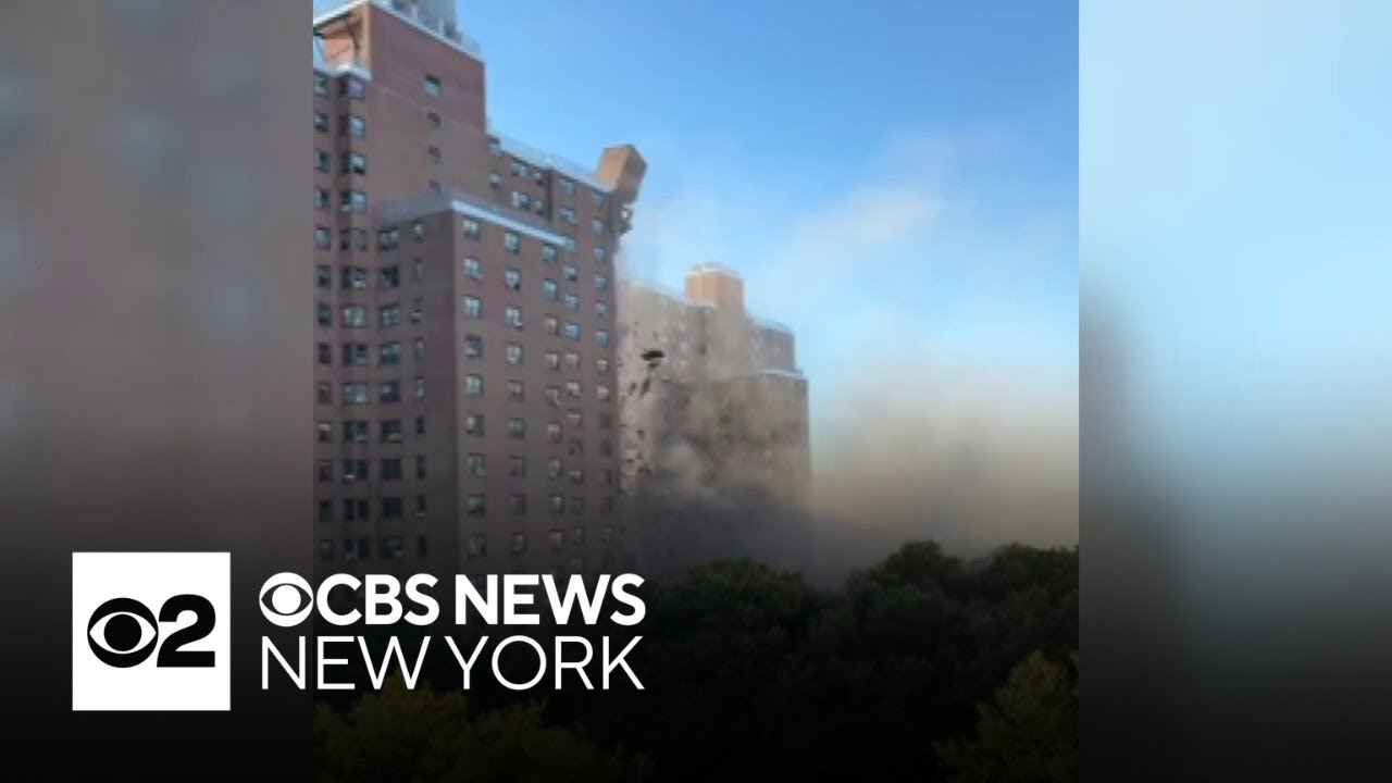 Video shows moment Bronx shaft collapsed down NYCHA building