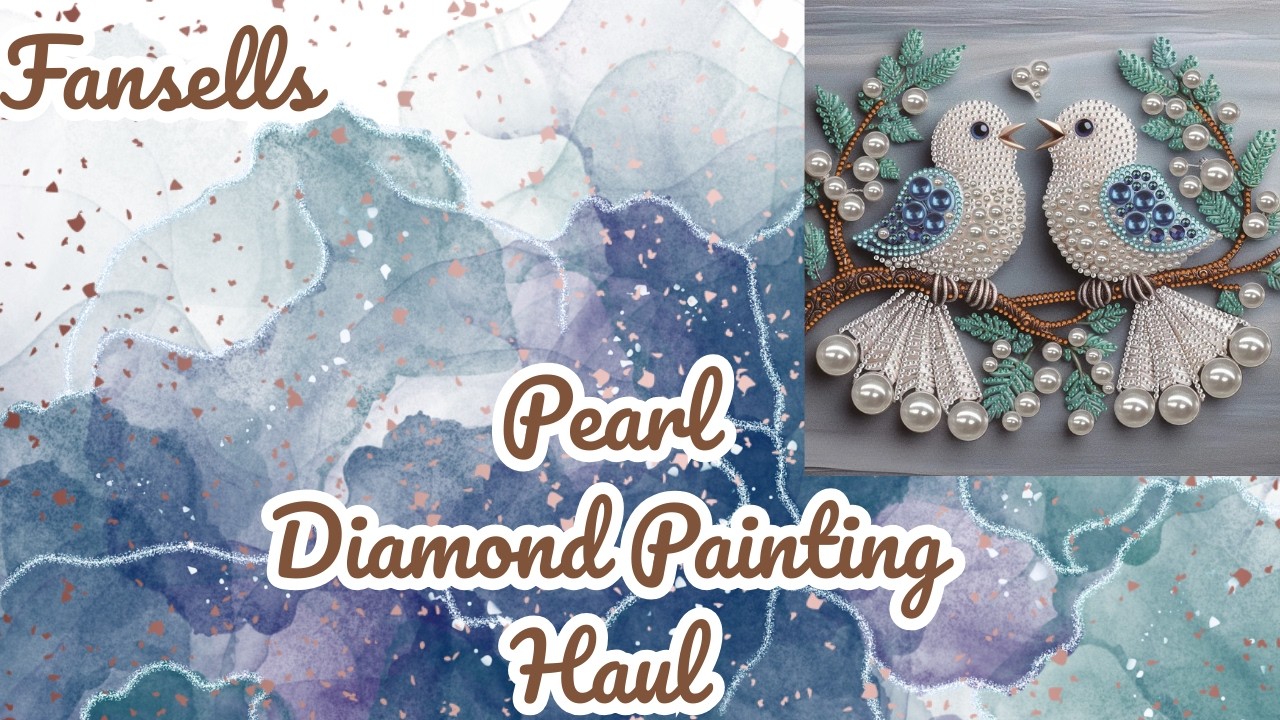 **HUGE** FANSELLS FRIDAY Diamond Painting Unboxing *PEARL* Diamond Art Craft Haul Part 1 [111 A]