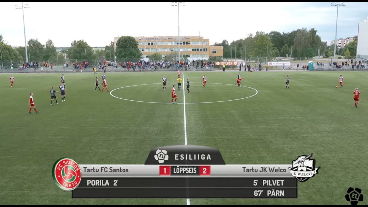 1. voor 2018: Tartu FC Santos - Tartu JK Welco 1:2 (1:1)