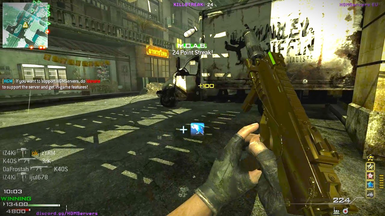 MW3 Plutonium - MP7 MOAB on Bootleg