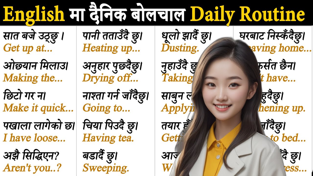 छिट्टै अंग्रेजी बोल्न जान्नैपर्ने कुरा Spoken English / English Speaking course How to learn English