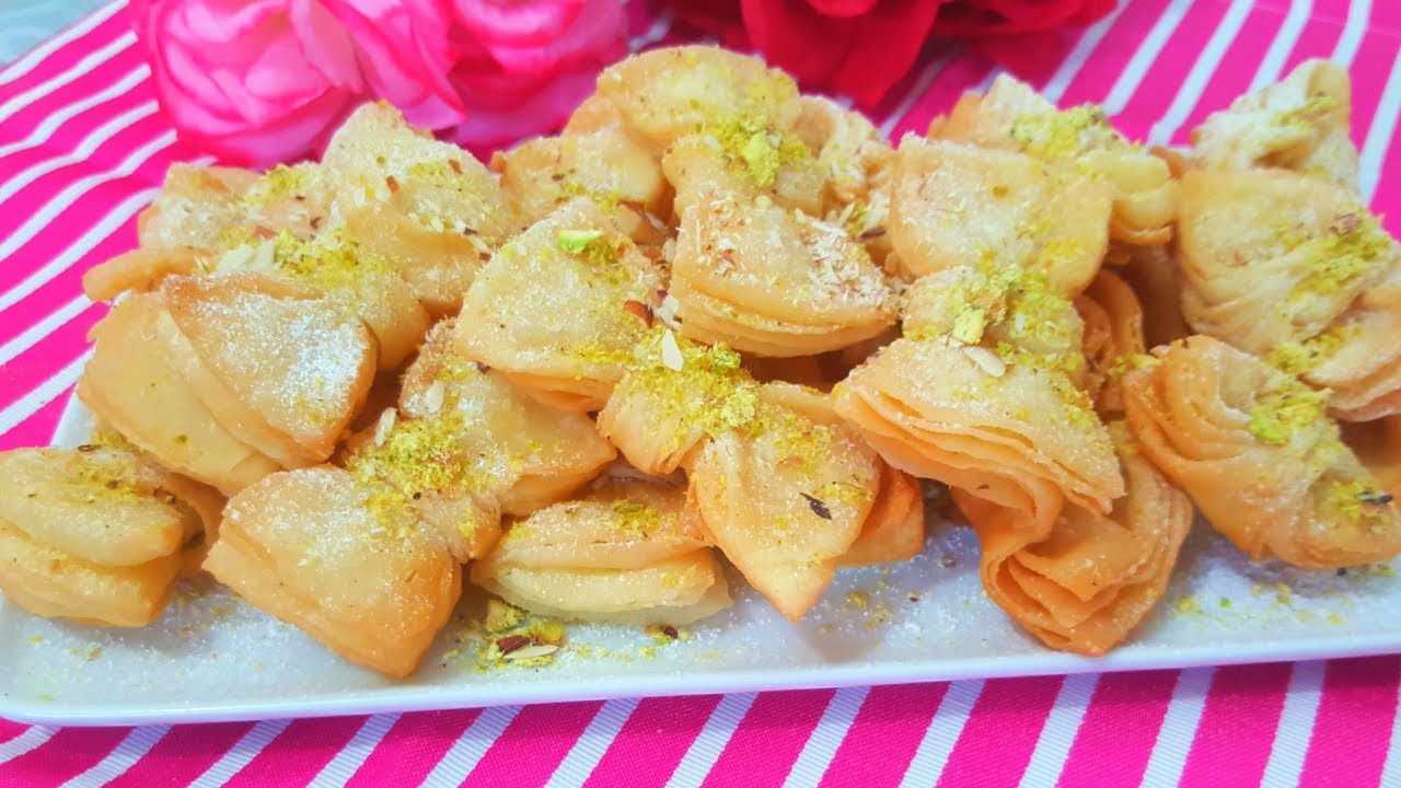 Gosh Feel Afghani Eid Special Recipe 😋 گوش فیل بشکل جدید برای عید