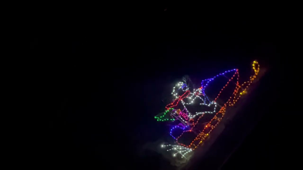 Upper Marlboro light show clip 3